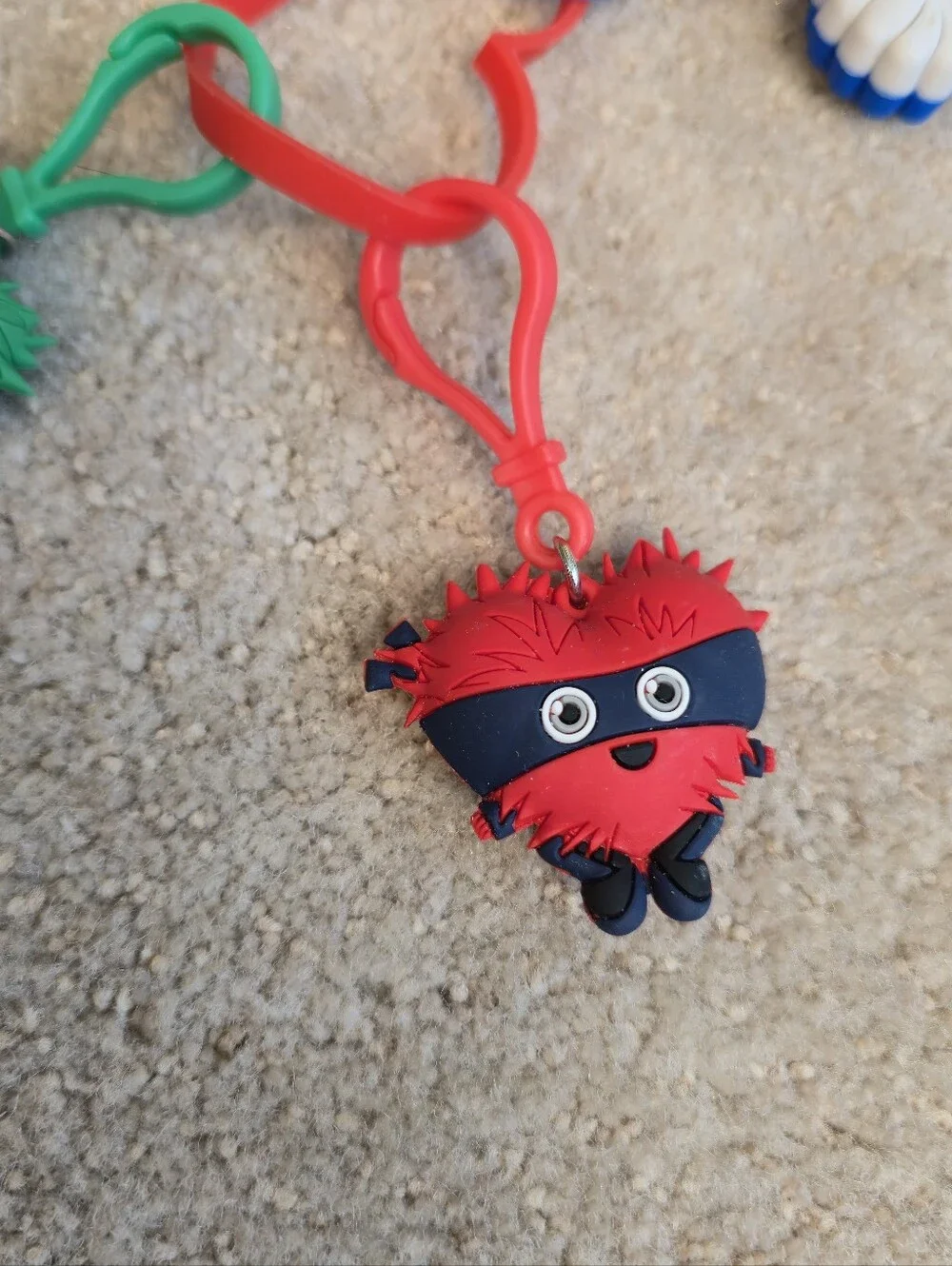 Kids Heart Challenge Character Keychains Lot Of 4 Spark Chef Star Buster